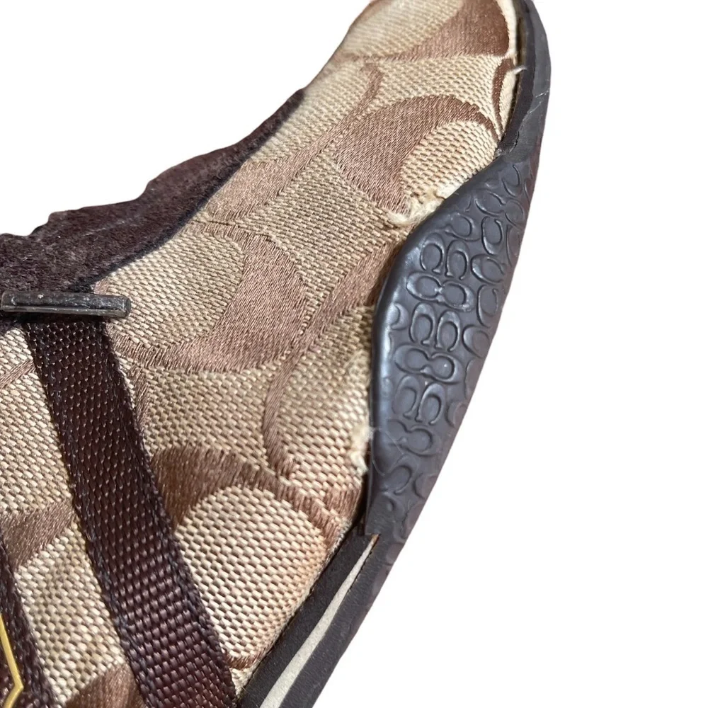 Coach Jayme Brown CC Print Sneakers Size: 8‎